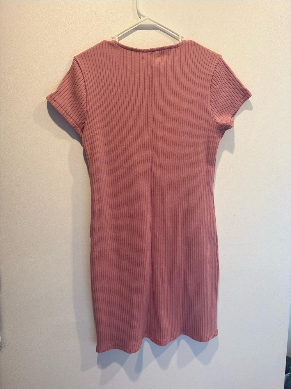 Madewell Ribbed Button-Front Mini Dress - Picture 6 of 6
